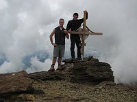 Salita al Rifugio Mantova (3525 m.) e allecime Vioz (3645 m.) e Linke (3631 m.) da Peio il 26 luglio 08 - FOTOGALLERY 